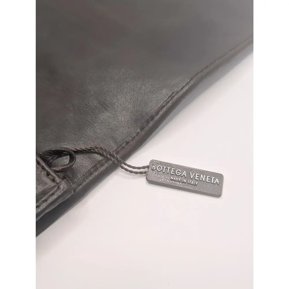 Authentic Bottega Veneta intrecciato 2-Way Bag – Dark Brown